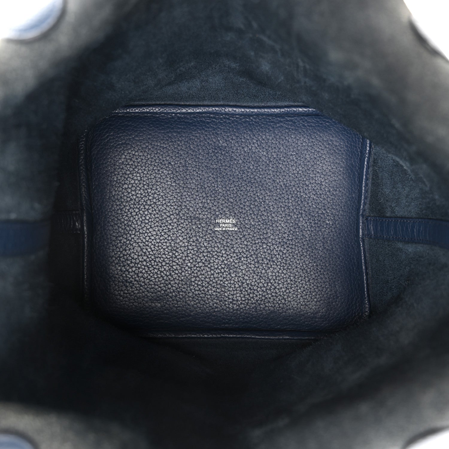 Hermes Taurillon Clemence Picotin Lock 22 MM Bleu De Prusse 5 of 10