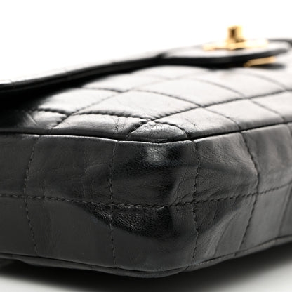 Chanel Lambskin East West Chocolate Bar Flap Black 9 of 10