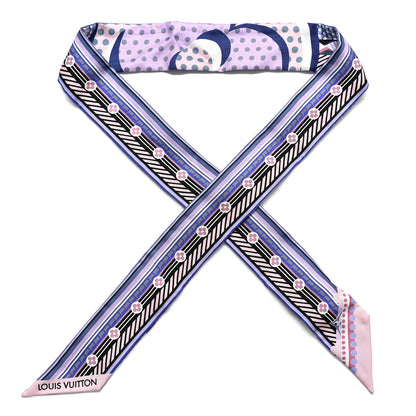 Louis Vuitton Silk Pop Monogram BB Bandeau Bleuet 1 of 5