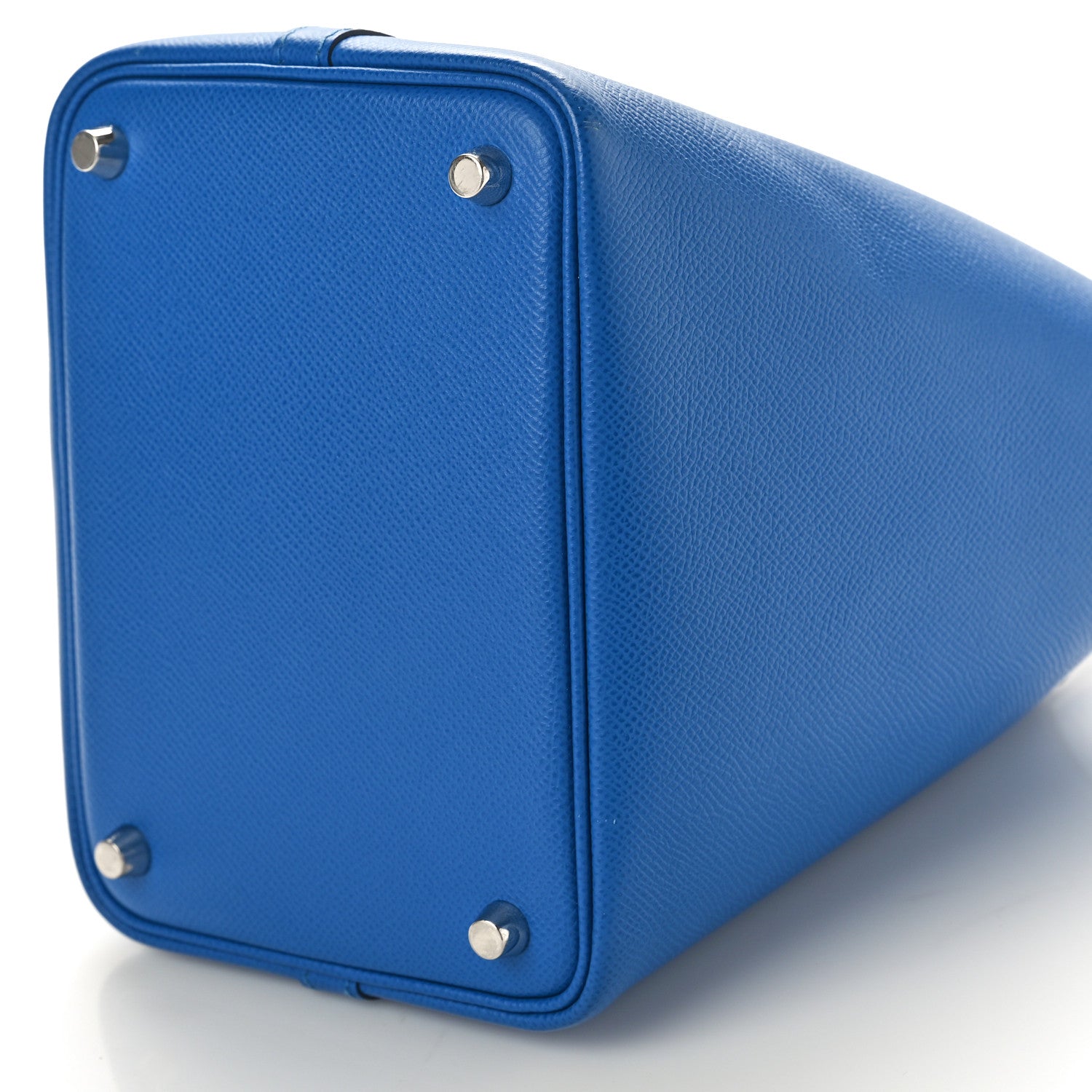 Hermes Epsom Tressage De Cuir Picotin Lock 18 PM Bleu Zellige 9 of 9