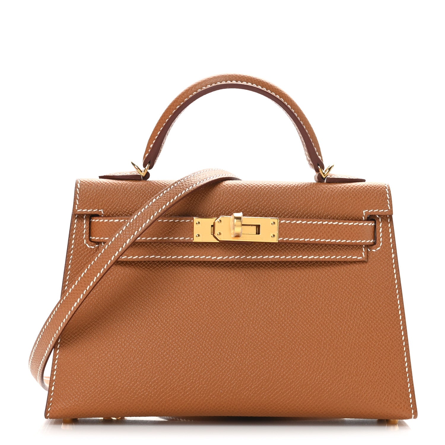 Hermes Epsom Mini Kelly Sellier 20 Gold 1 of 11