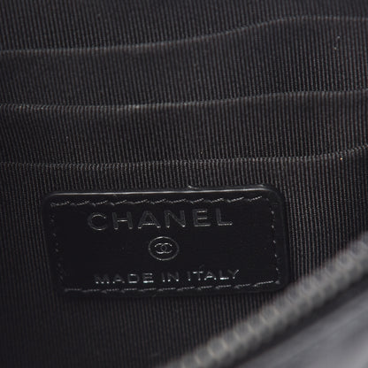 Chanel Aged Calfskin Quilted Small Gabrielle Pouch So Black 6 of 9