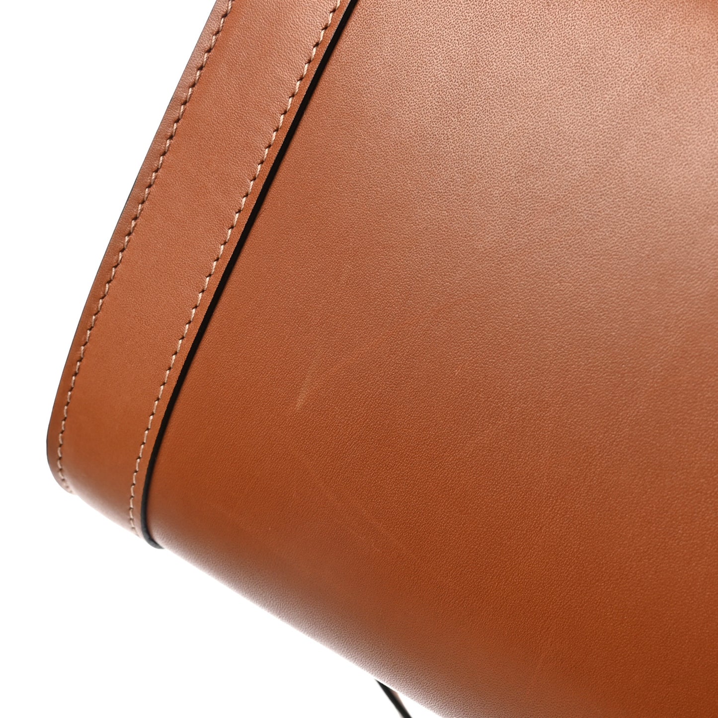 Natural Calfskin Triomphe Strap Bag Tan