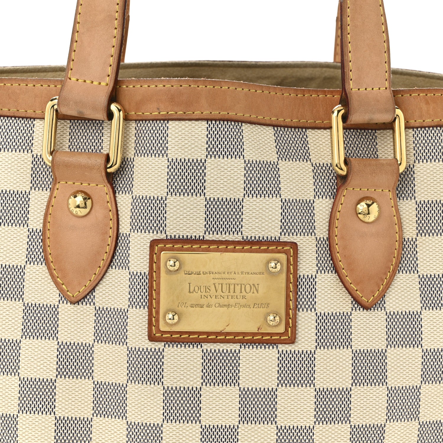 Louis Vuitton Damier Azur Hampstead PM 7 of 10