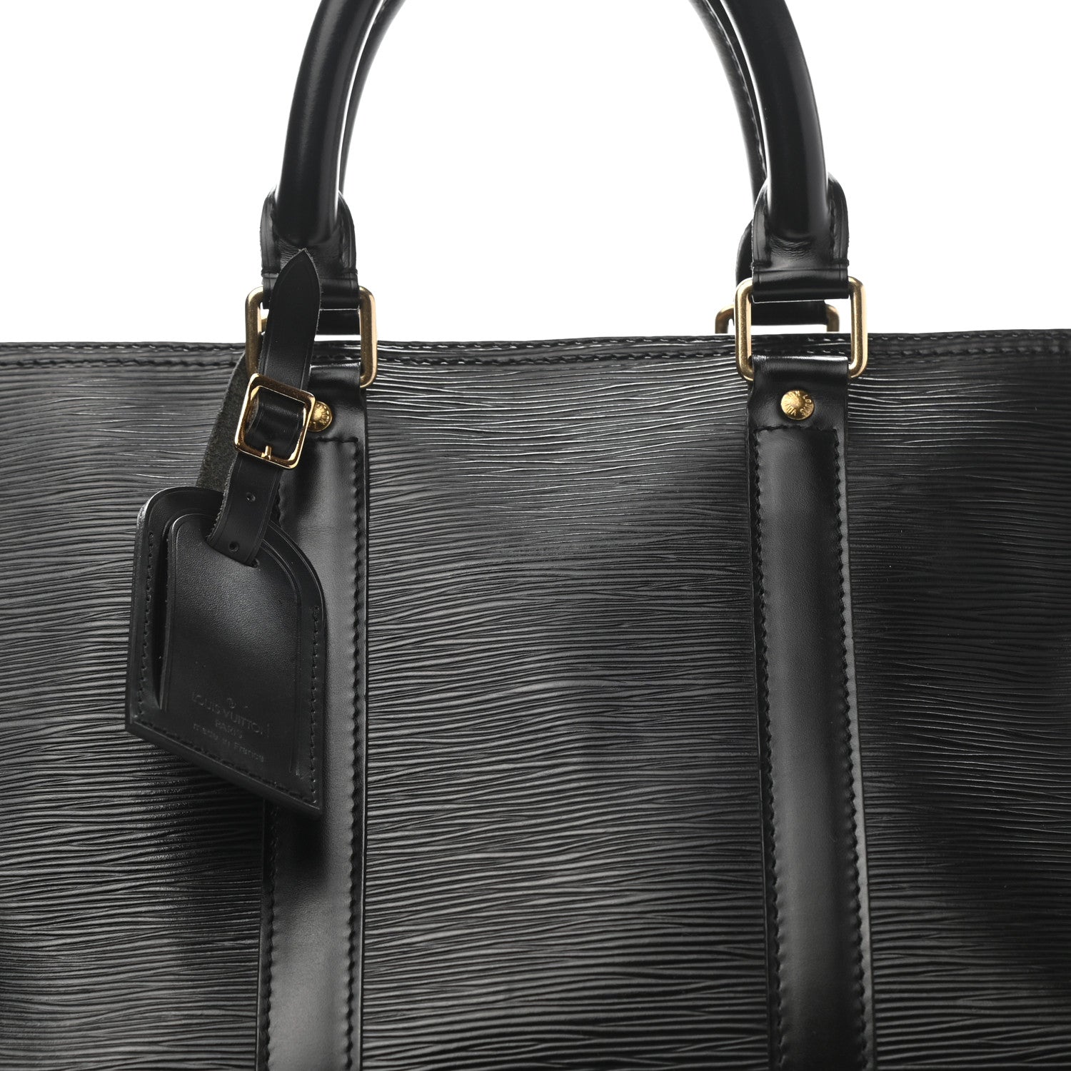 Louis Vuitton Epi Keepall 45 Black 9 of 11