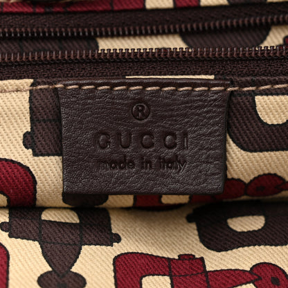 Gucci Guccissima Medium D Gold Tote  Dark Brown 6 of 10