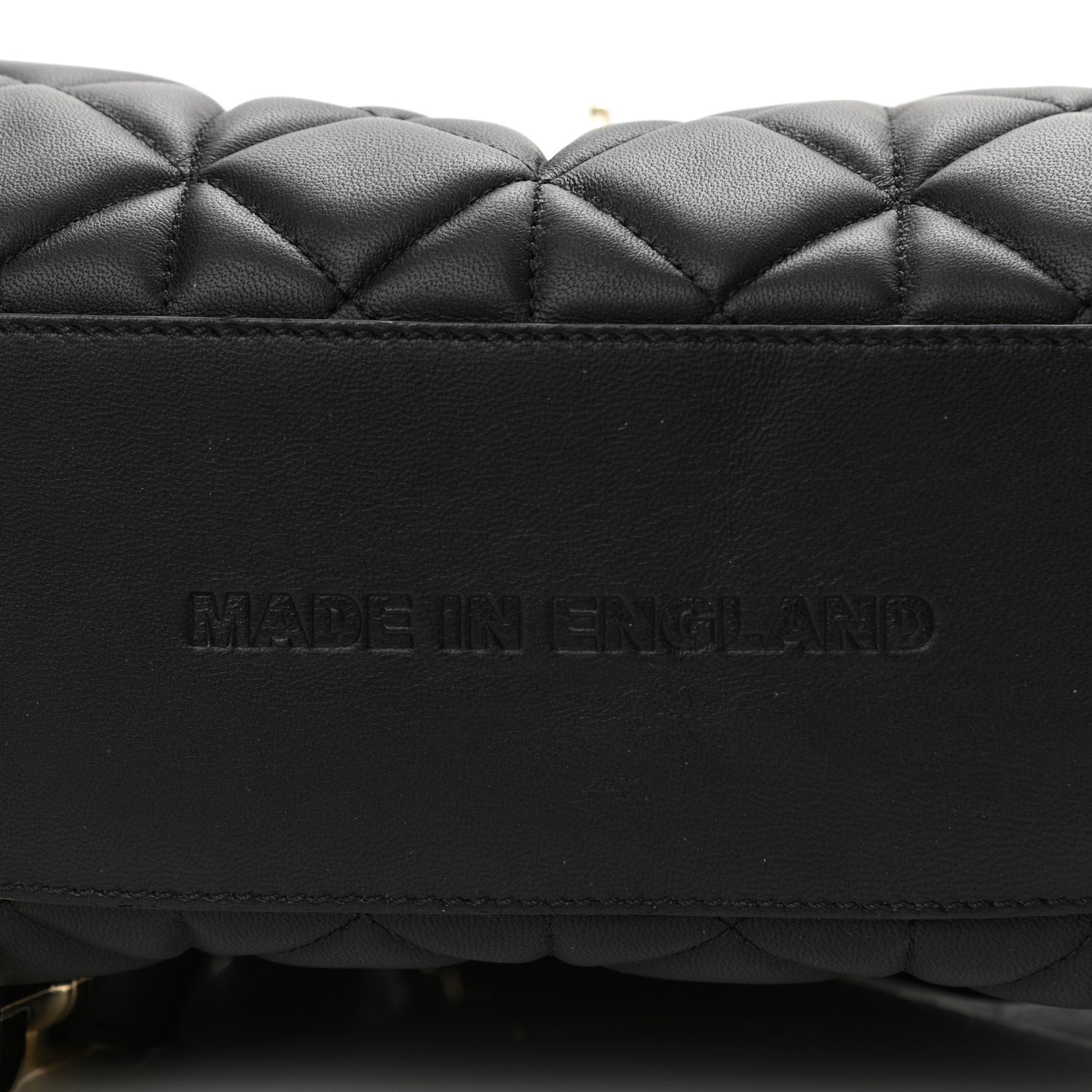 Nappa Quilted Mini Cara Delevingne Convertible Bag Black