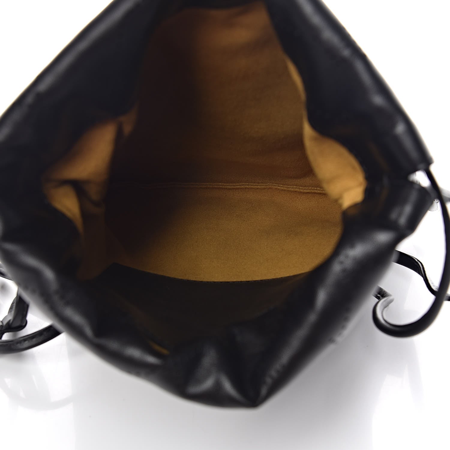 Stella McCartney Eco Alter Nappa Perforated Logo Mini Drawstring Backpack Black 5 of 10