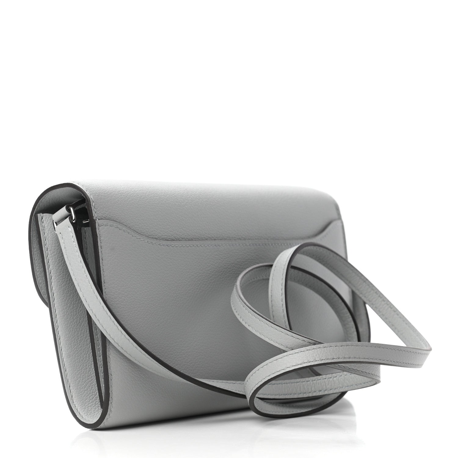 Hermes Evercolor Constance Wallet To Go Bleu Glacier 3 of 6