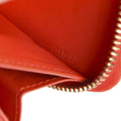 Louis Vuitton Vernis Zippy Wallet Orange Sunset 7 of 10