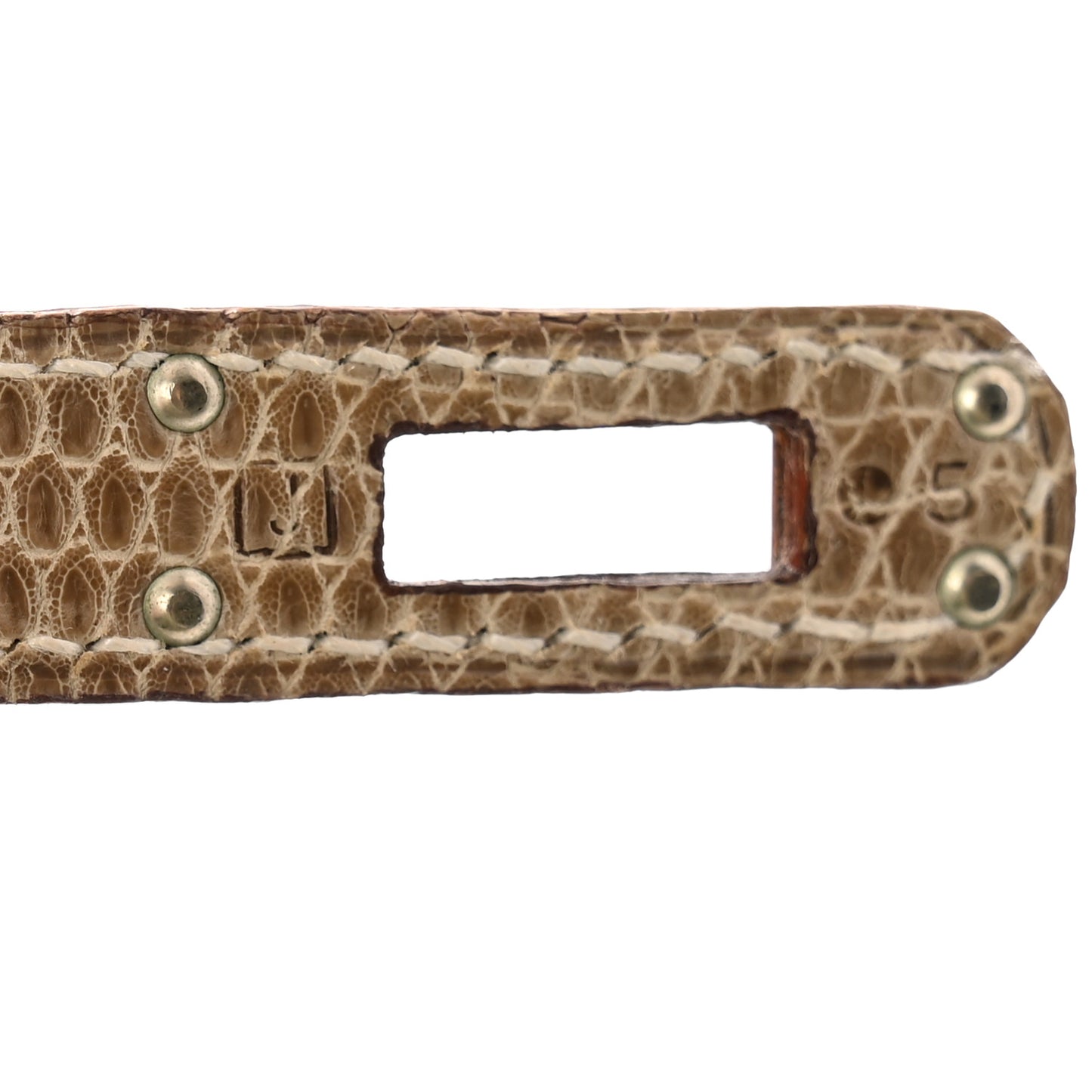 Lizard Niloticus Kelly Sellier 25 Ficelle