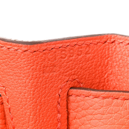 Hermes Togo Kelly Retourne 28 Orange Poppy 7 of 11