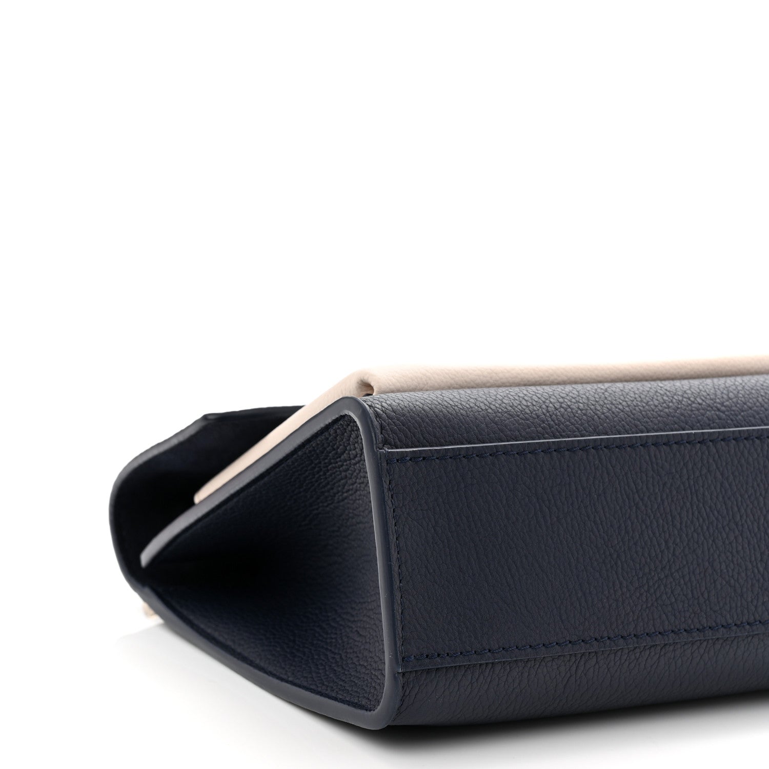 Louis Vuitton Soft Calfskin Mylockme Chain Bag BB Navy 7 of 9