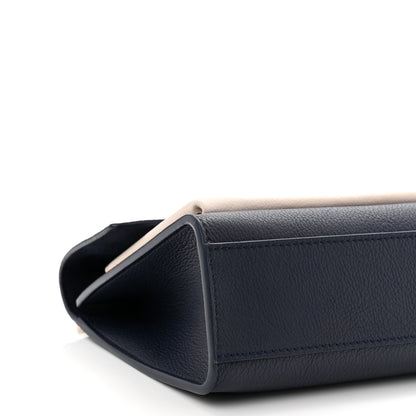 Louis Vuitton Soft Calfskin Mylockme Chain Bag BB Navy 7 of 9