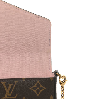 Louis Vuitton Monogram Valentine Dog Pochette Felicie Chain Wallet 14 of 15