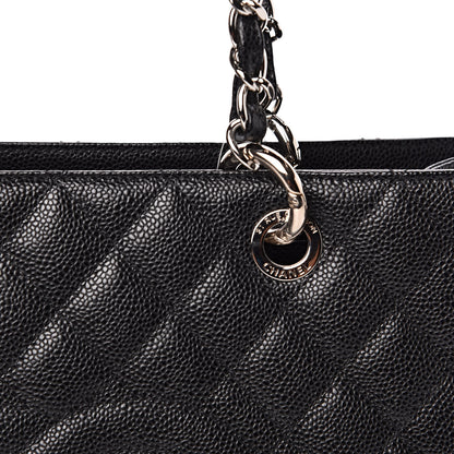 Chanel Caviar Quilted Grand Shopping Tote GST Black 10 of 11