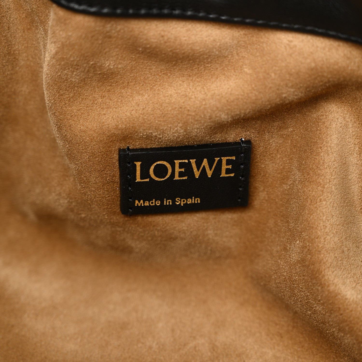 Loewe Mellow Nappa Donut Chain Large Flamenco Knot Clutch Black 6 of 10