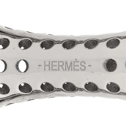 Hermes Palladium Chaine D'Ancre Perforee Scarf Ring 3 of 4