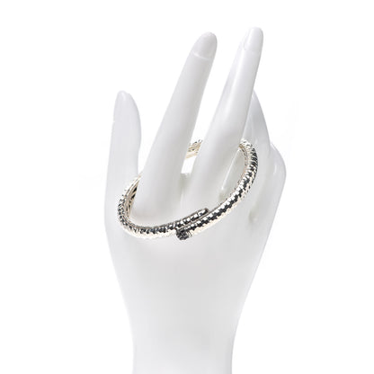 John Hardy Sterling Silver Black Sapphire Small Lava Kick Cuff Bracelet 2 of 5