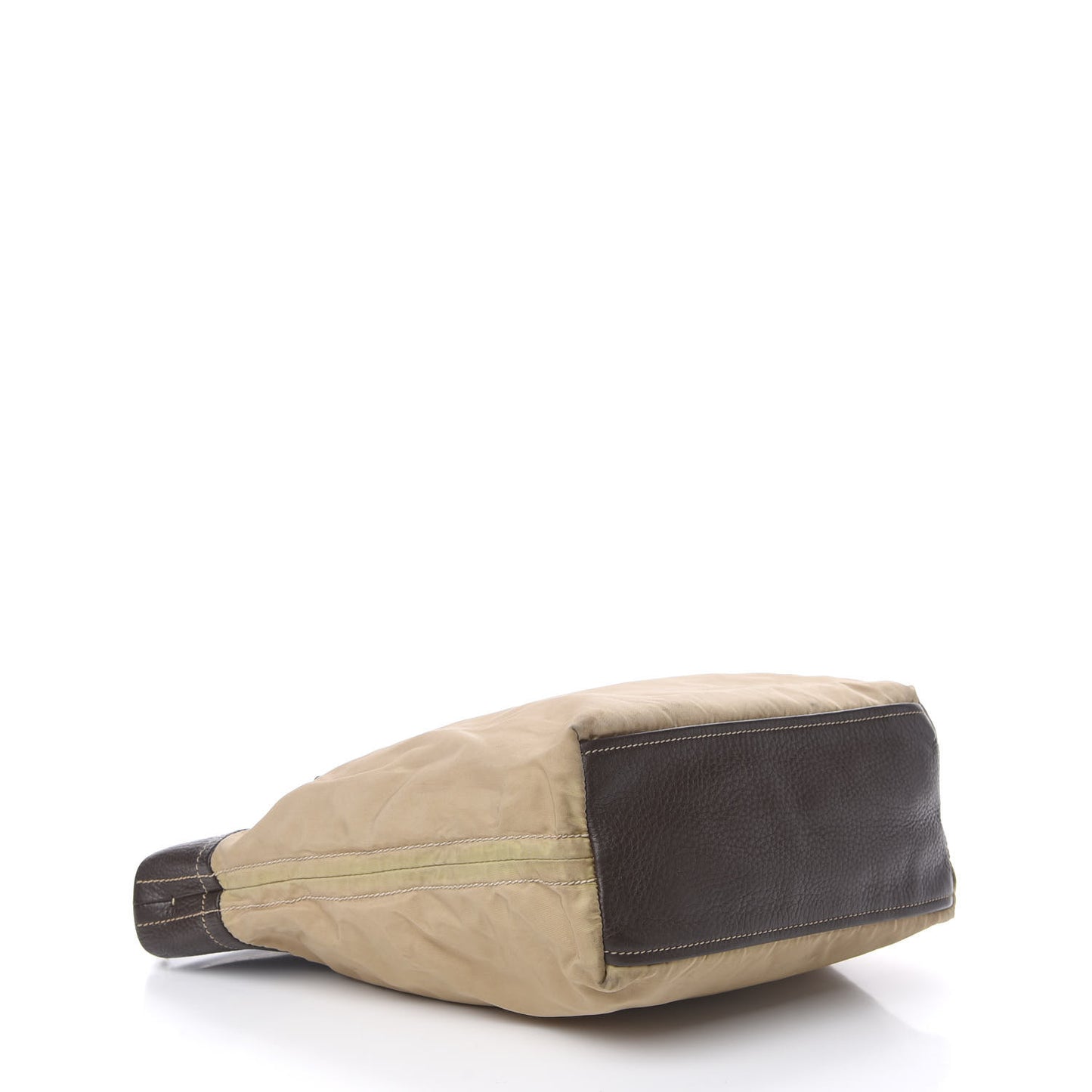 Nylon Tessuto Vitello Daino Hobo Cammello Caffe