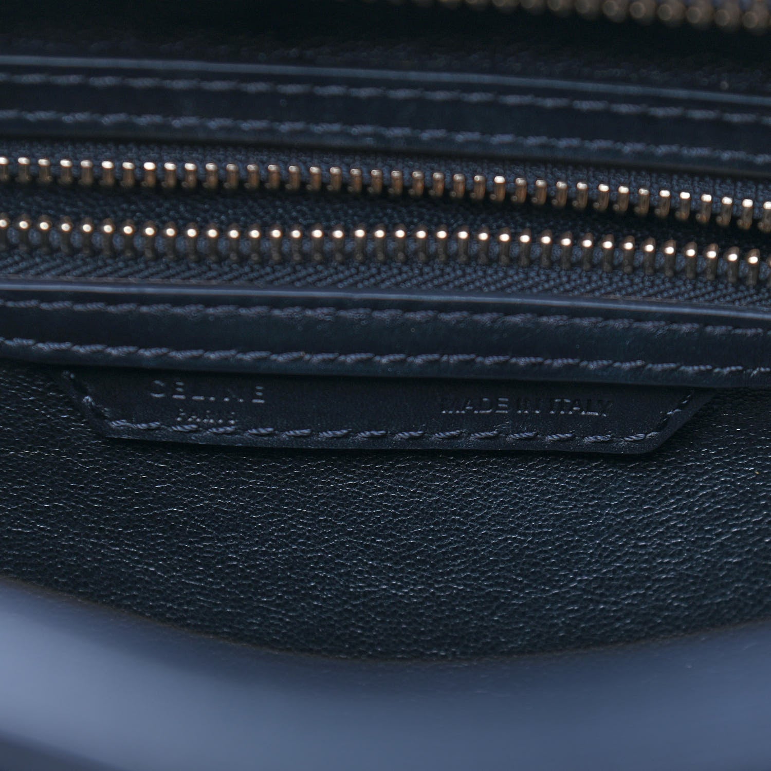 Celine Velluto Calfskin Tri-Color Mini Luggage Vanilla 10 of 16