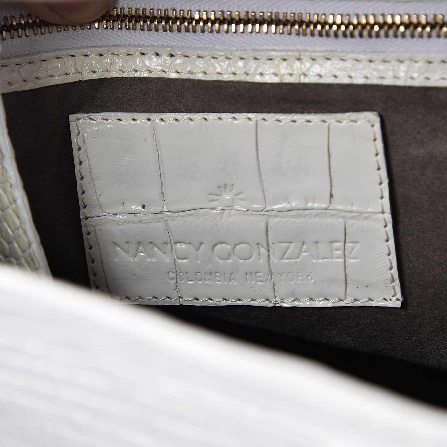 Crocodile Backpack White