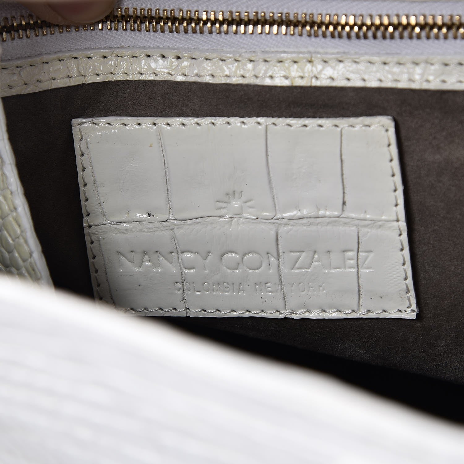 Nancy Gonzalez Crocodile Backpack White 8 of 14