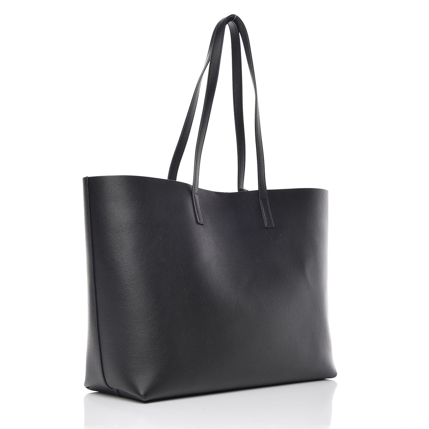 Calfskin Large Shopping Tote Black