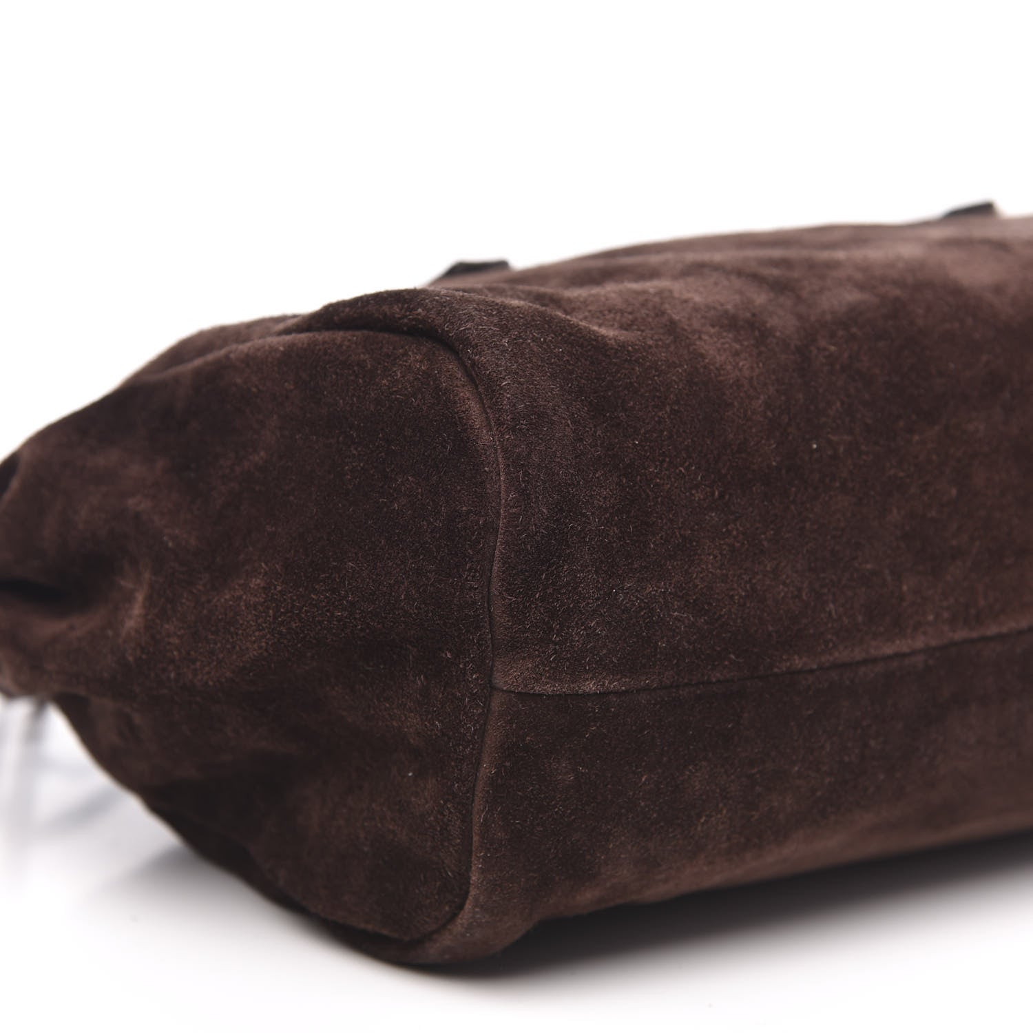 Prada Suede Camoscio Bow Bag Caffe 9 of 13