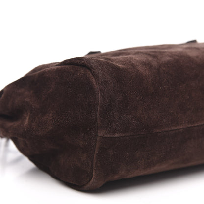Prada Suede Camoscio Bow Bag Caffe 9 of 13