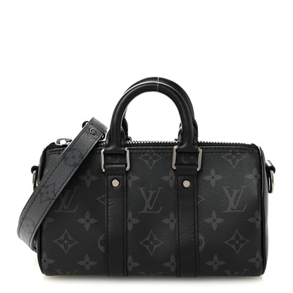 Louis Vuitton Reverse Monogram Eclipse Keepall XS Black 1 of 9
