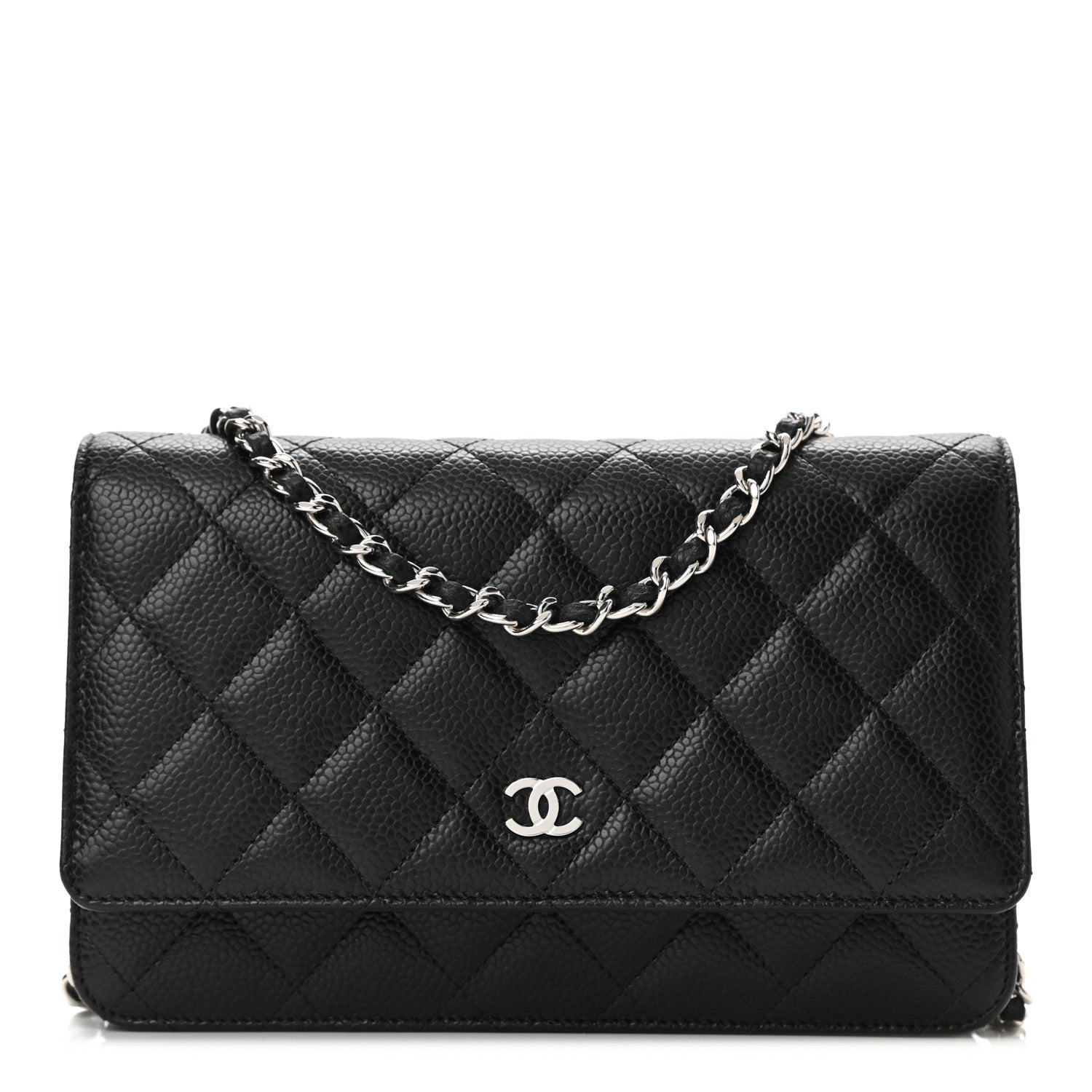 Chanel Caviar Quilted Wallet On Chain WOC Black 1 of 11