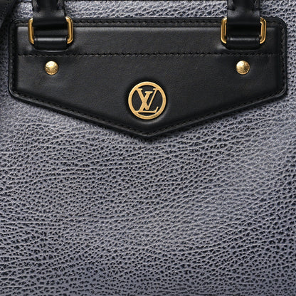 Louis Vuitton Lambskin Pixel Effect Biker MM Dark Denim 7 of 9