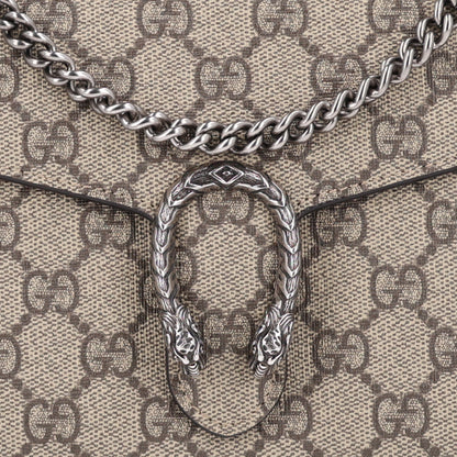 Gucci GG Supreme Monogram Mini Dionysus Chain Wallet Beige Vulcanic Red 8 of 10