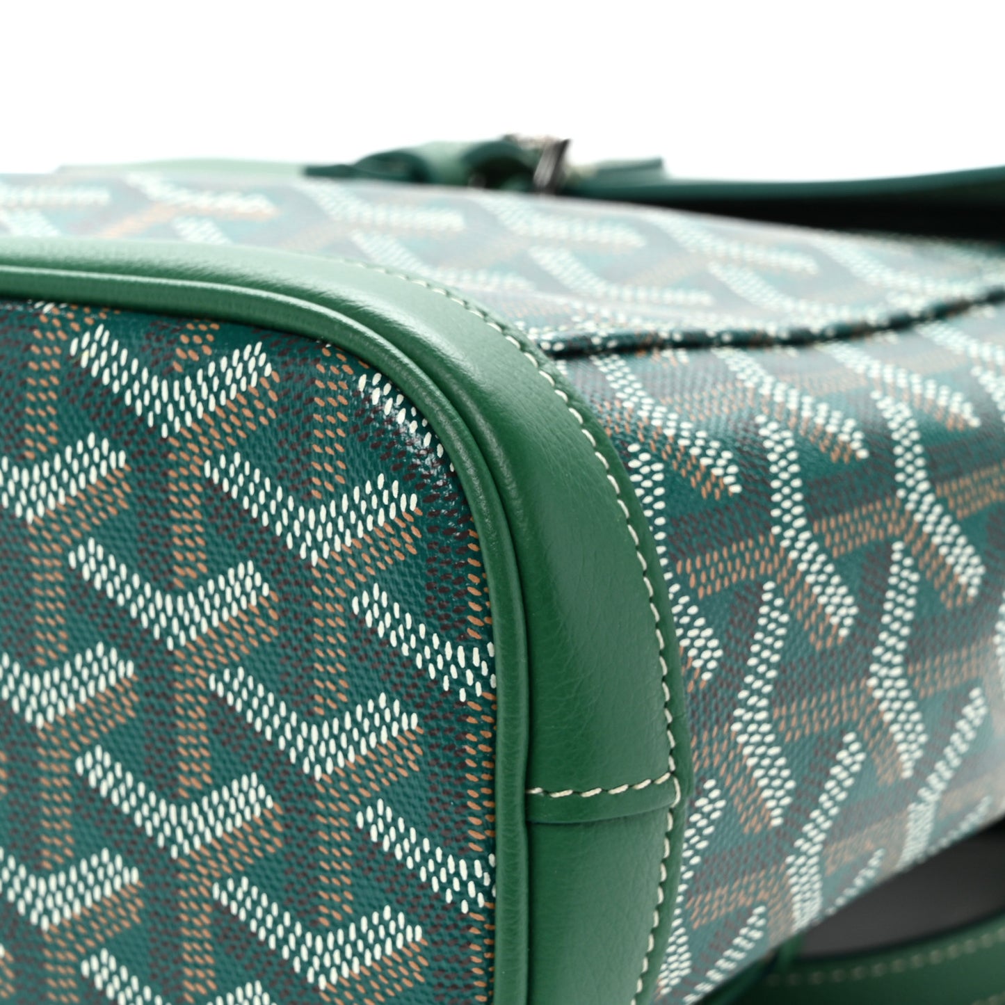 Goyardine Calfskin Mini Alpin Backpack Green