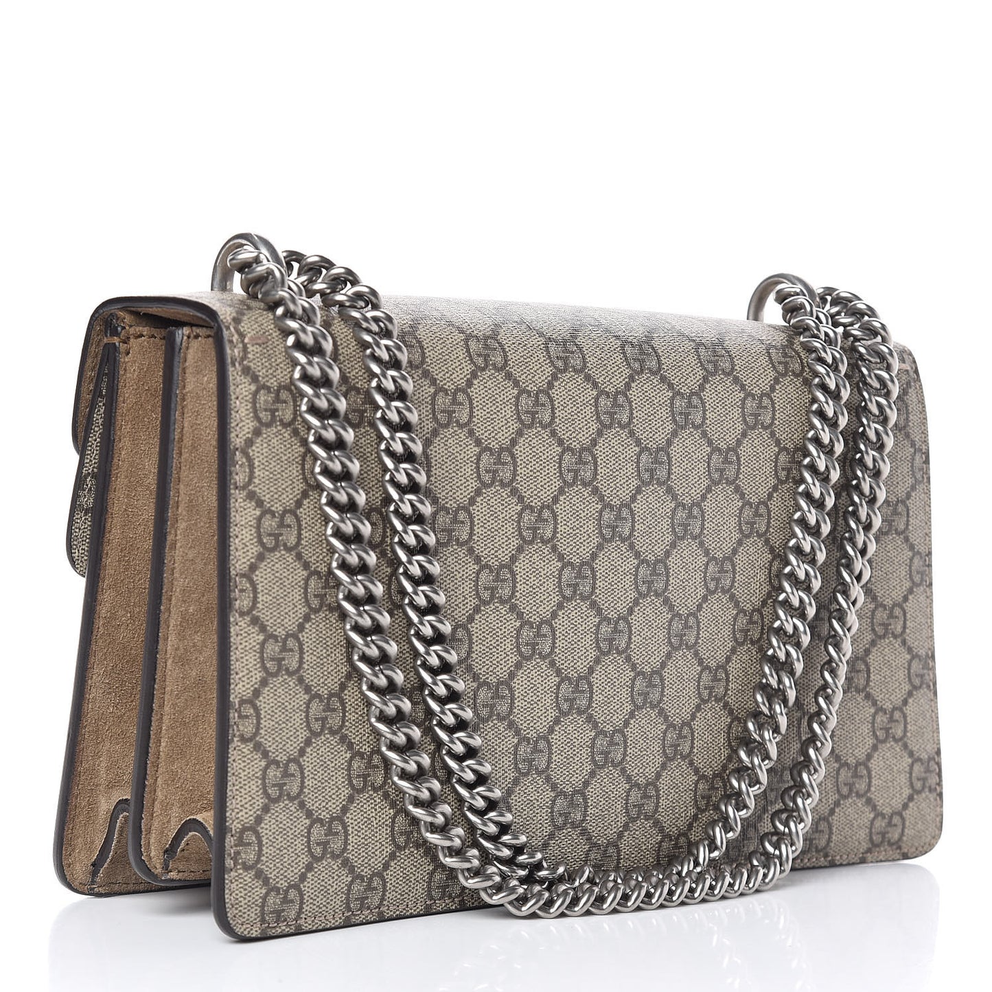 GG Supreme Monogram Small Dionysus Shoulder Bag Taupe