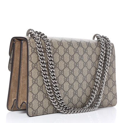 Gucci GG Supreme Monogram Small Dionysus Shoulder Bag Taupe 4 of 11