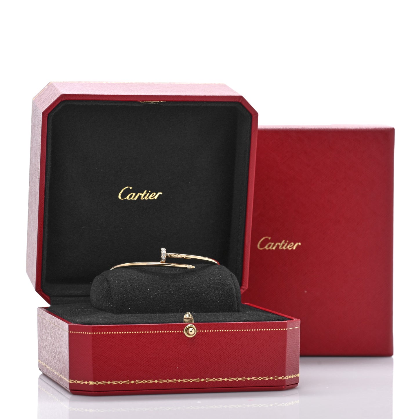 18K Yellow Gold Diamond Small Juste Un Clou Bracelet 16