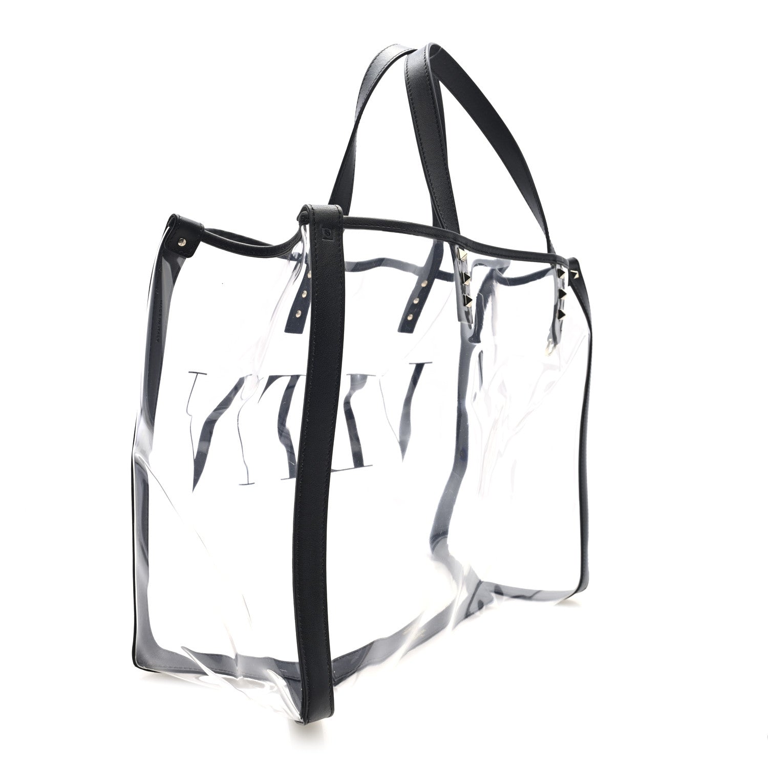 Valentino Garavani Plexy VLTN Shopping Bag Transparent 1777347