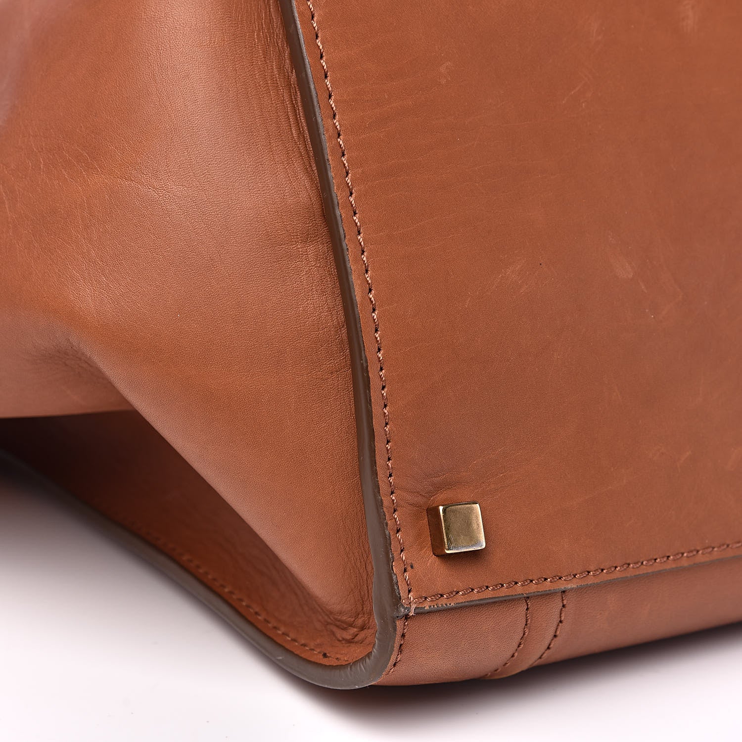 Celine Natural Calfskin Medium Phantom Luggage Tan 8 of 20