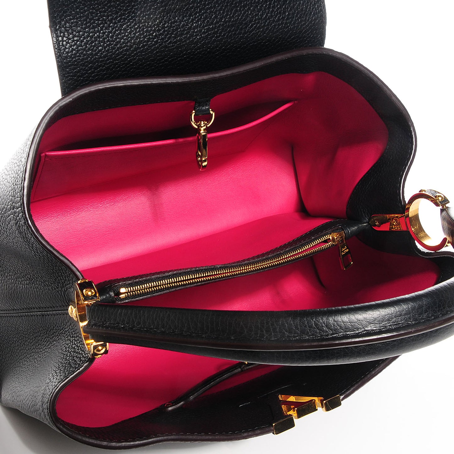 Taurillon Capucines MM Black