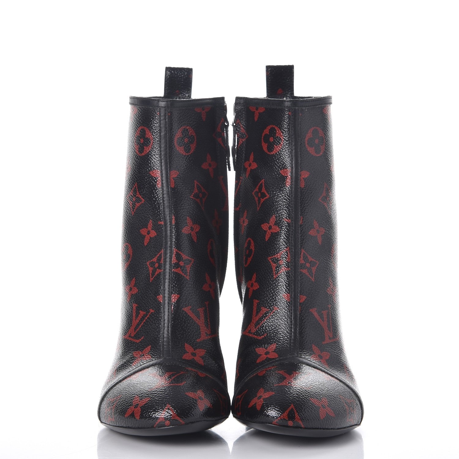 Louis Vuitton Monogram Infrarouge New Revival Boots 39 Black 2 of 9