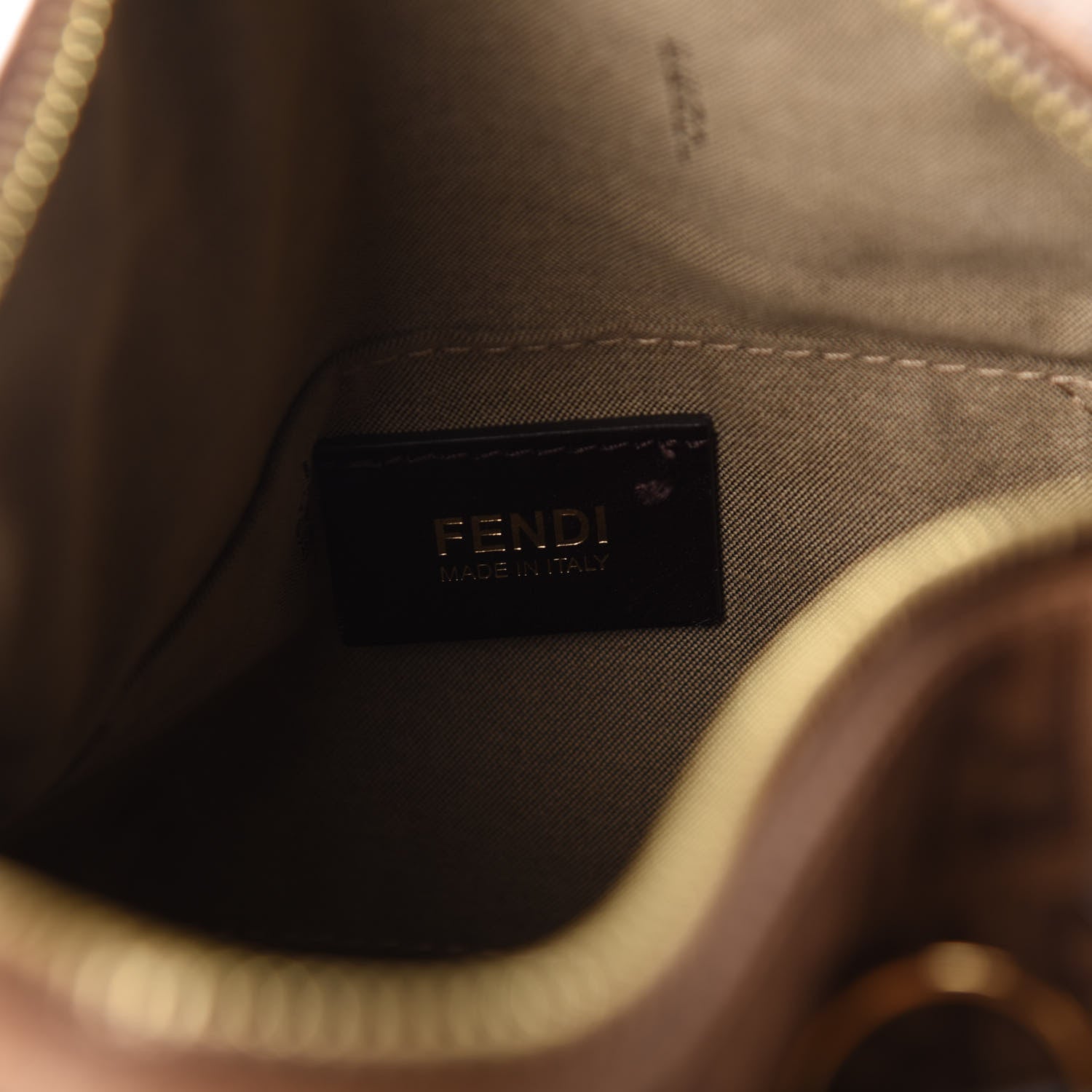 Fendi Zucchino Spalmati Vitello Boston Nocciola Castagna 6 of 9