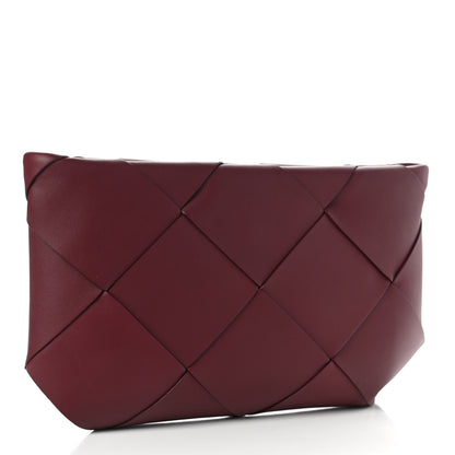 Bottega Veneta Woven Nappa Clutch Red 3 of 7