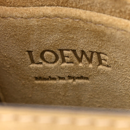 Loewe Calfskin Suede Mini Gate Belt Bag Gold Tan 6 of 9