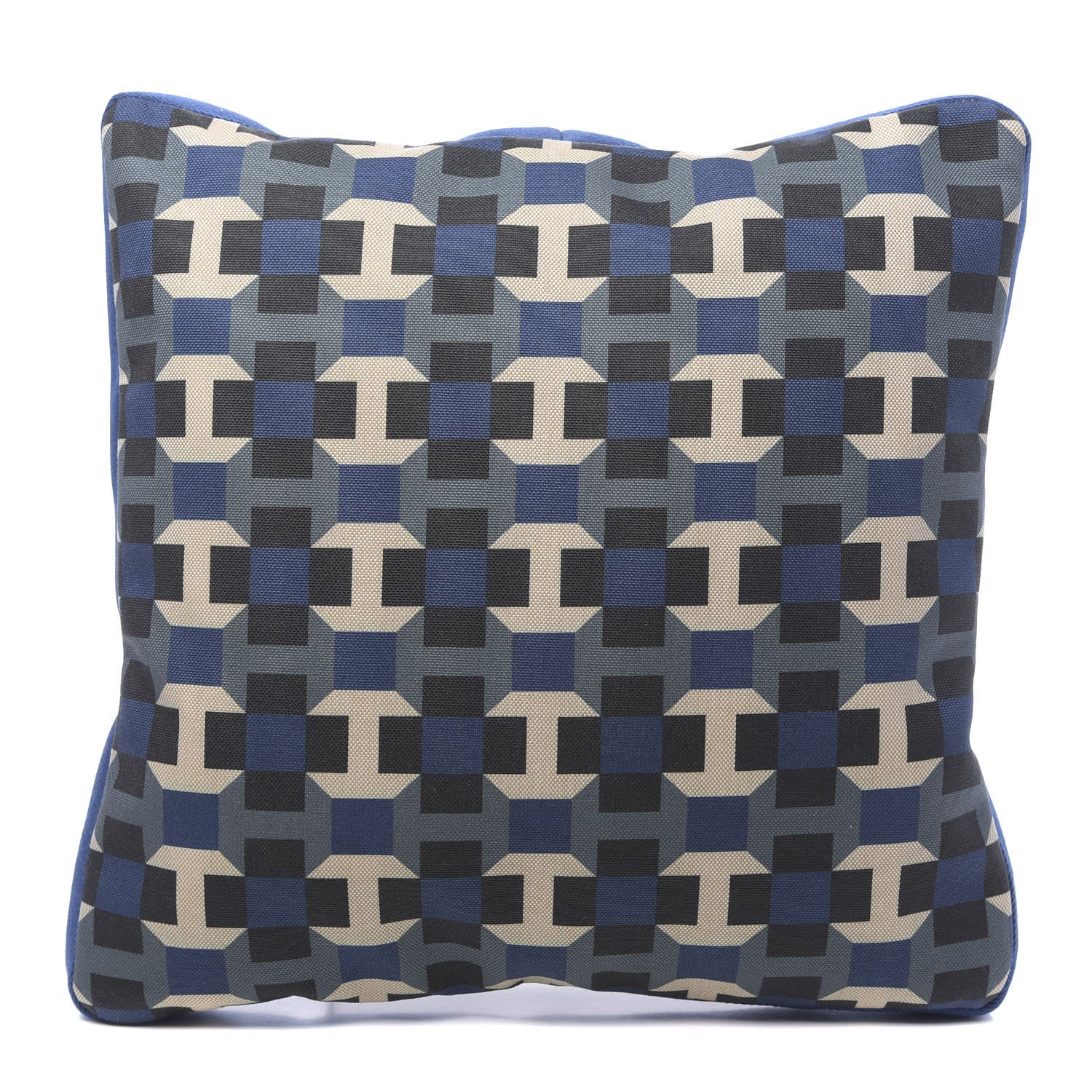 Hermes Canvas Pavage Outdoor Cushion Atlantique 1 of 5