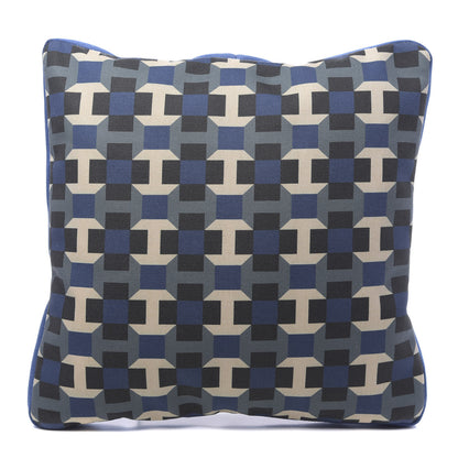 Hermes Canvas Pavage Outdoor Cushion Atlantique 1 of 5