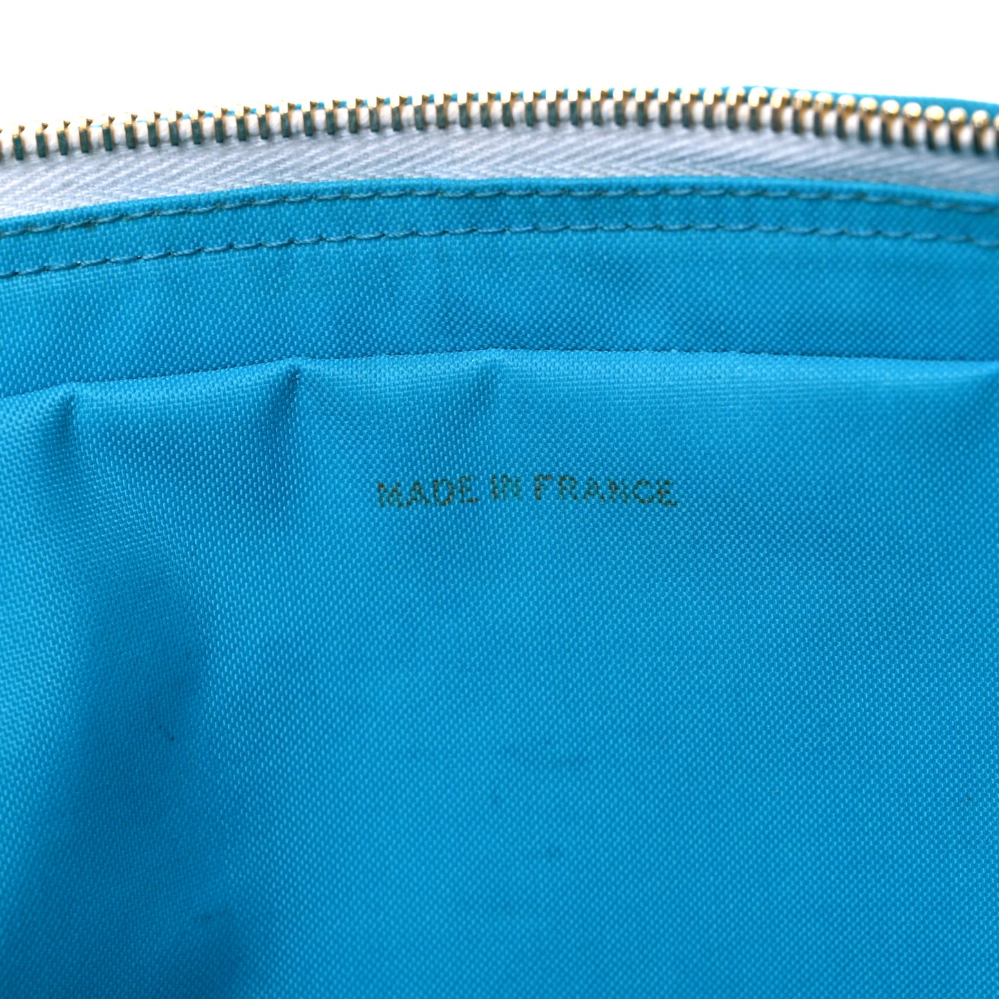 Canvas Quilted Shoulder Bag Turquoise