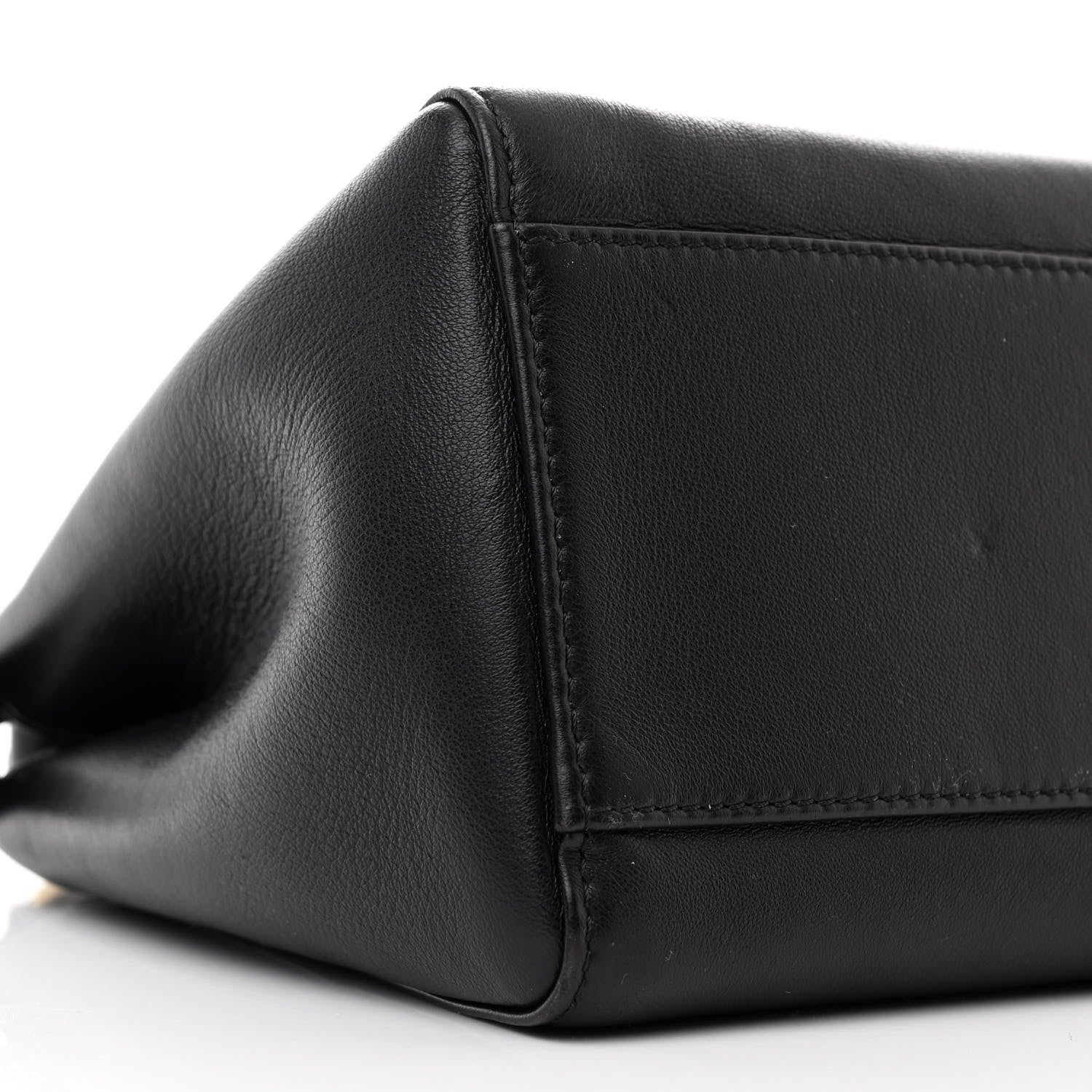Fendi Nappa Mini Peekaboo Iconic Satchel Black 10 of 12