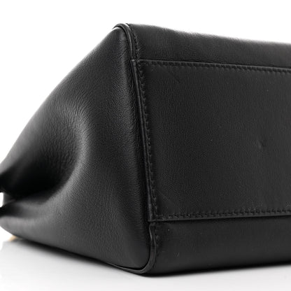Fendi Nappa Mini Peekaboo Iconic Satchel Black 10 of 12